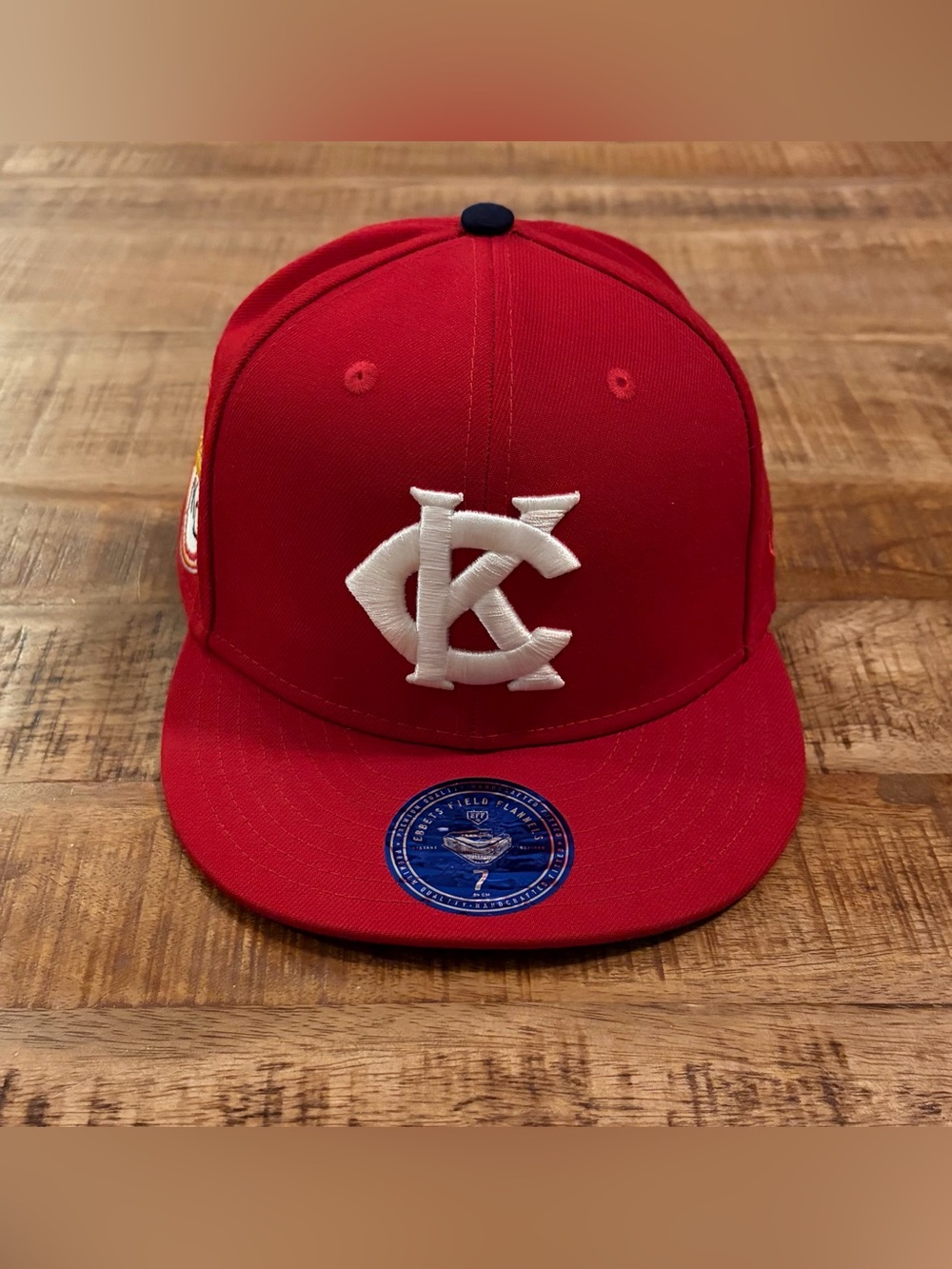 Ebbets Field Flannels Kansas City Monarchs Fitted Baseball Cap
